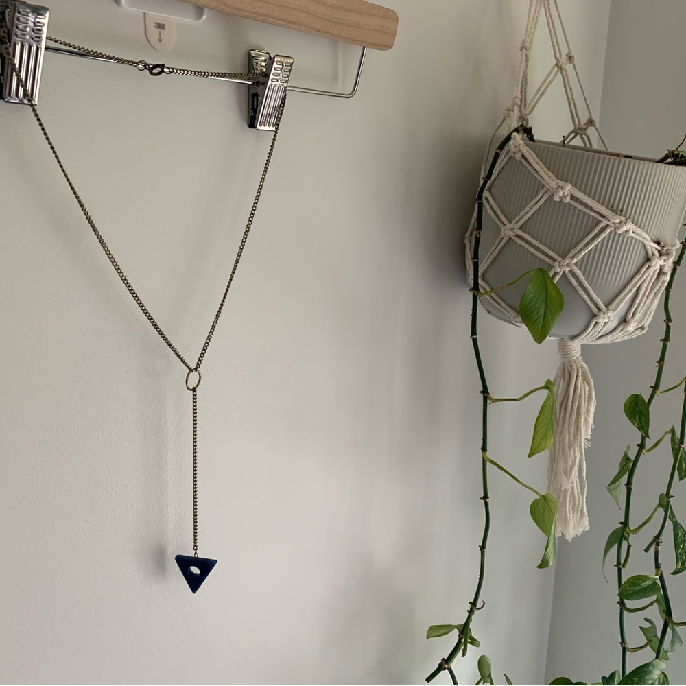 💟Purple drop pendant necklace 💜 BIN 2